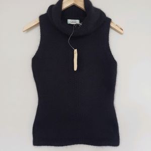 Tommy Bahama Angora Turtle Neck Vest Small